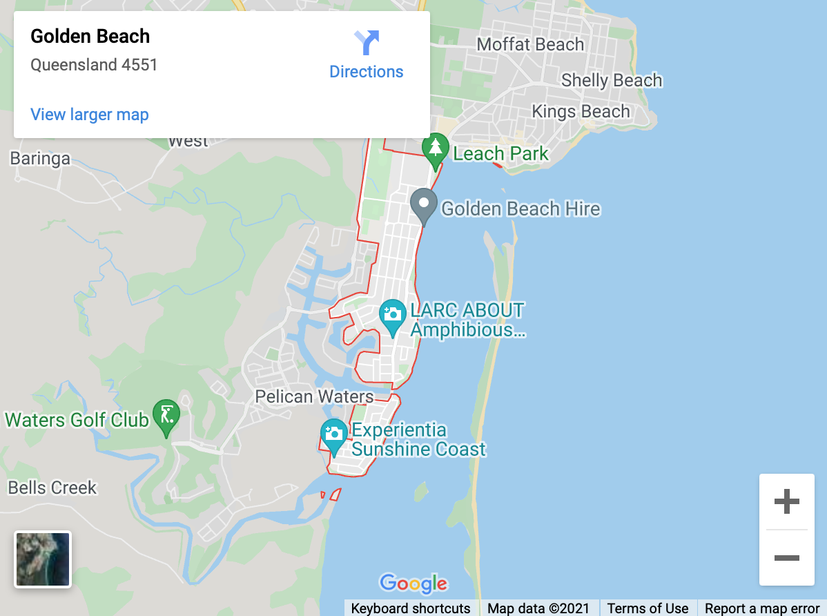 Golden-Beach-Map